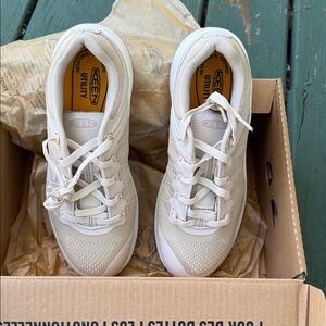 Keen Light Beige Safety composite toe  Shoes